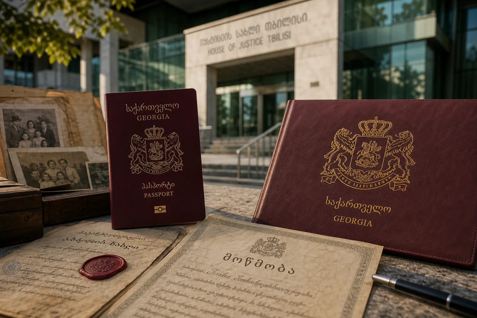 Гражданство Грузии, грузинский паспорт и архивные документы